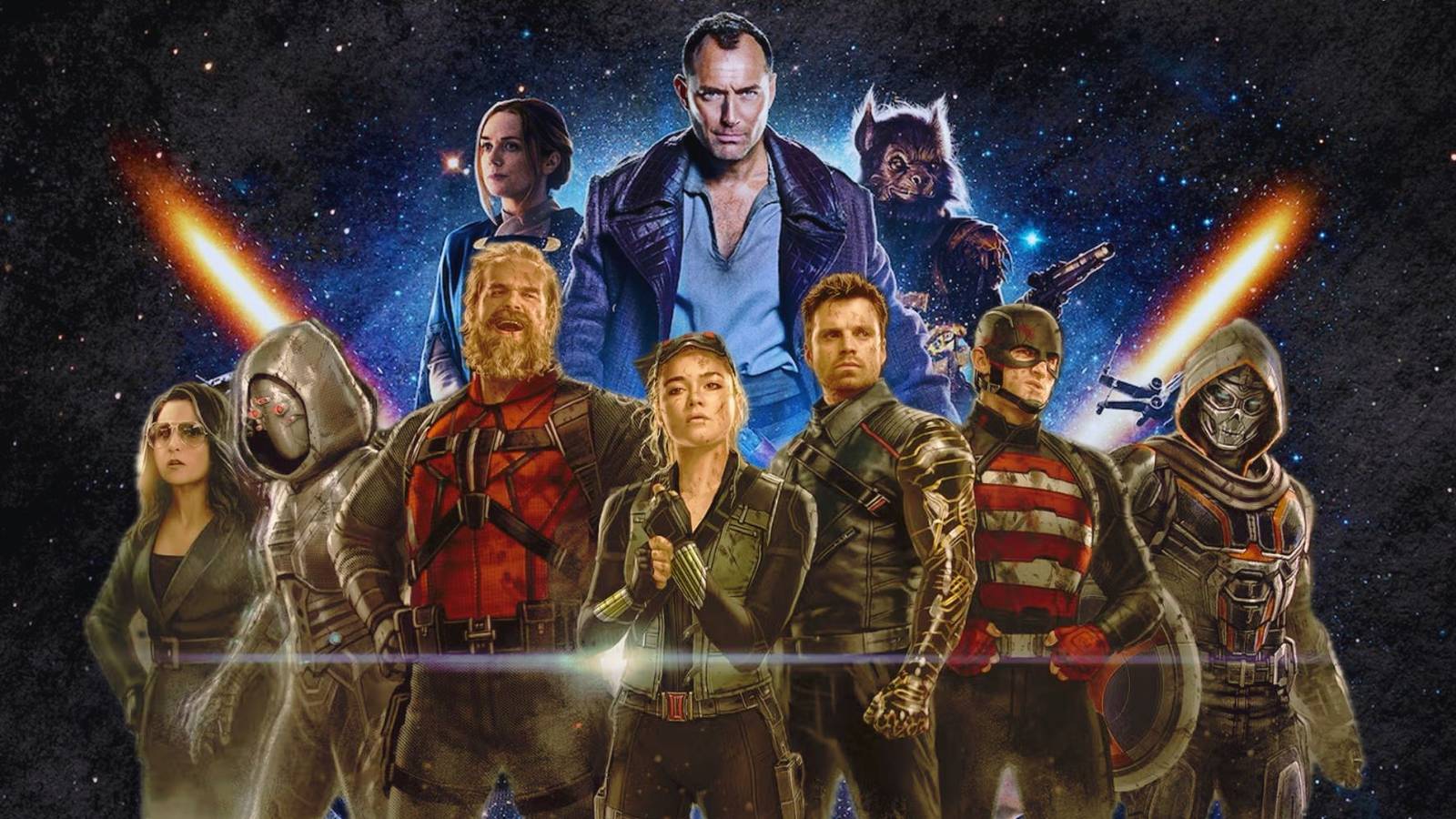 Skeleton Crew cast and Thunderbolts cast