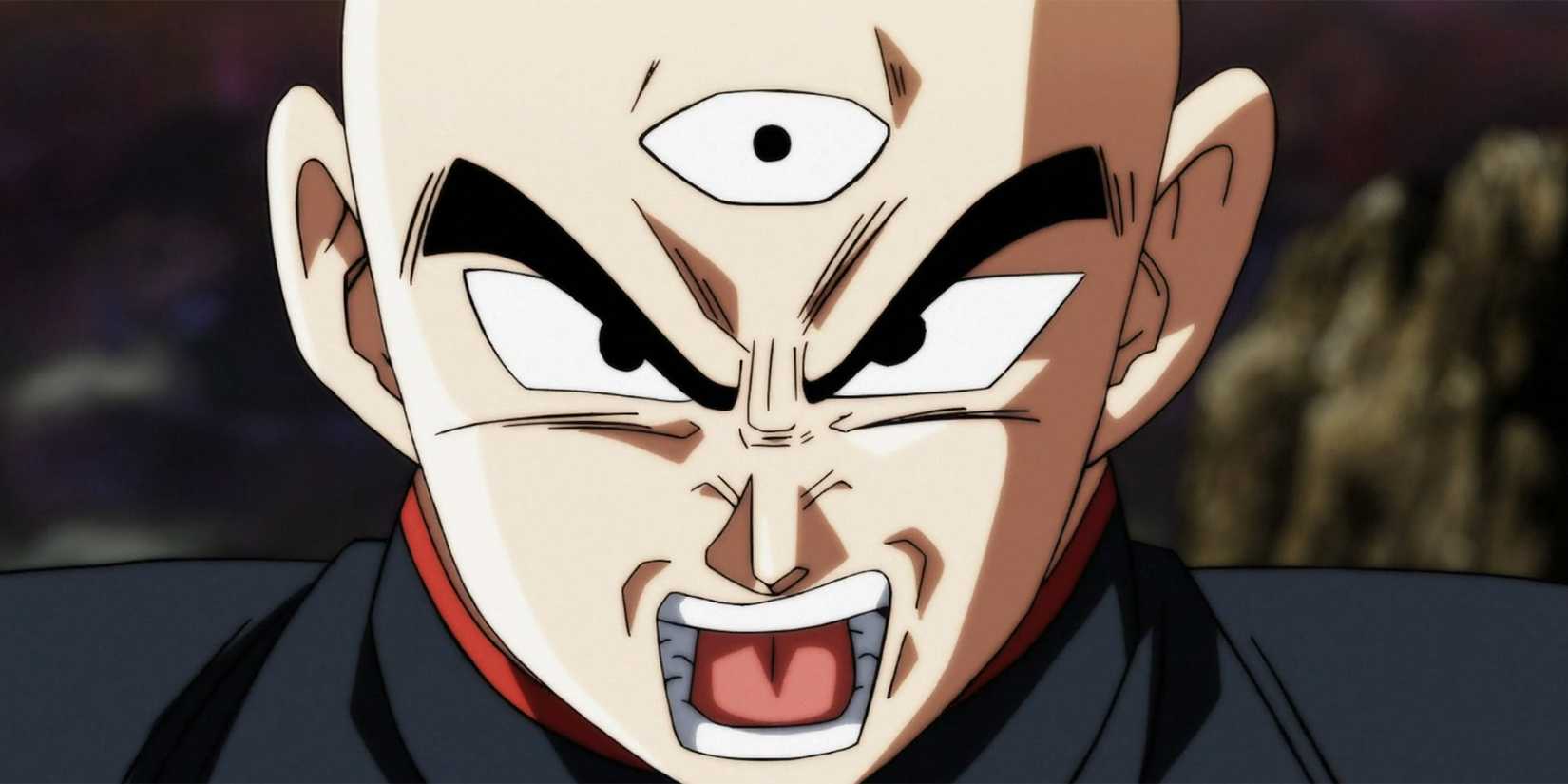 Tien Shinhan in Dragon Ball Super during the Tournament of Power