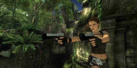 tomb raider underworld lara with guns