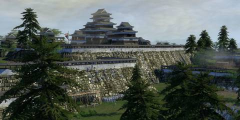 Total War Shogun 2 castle town