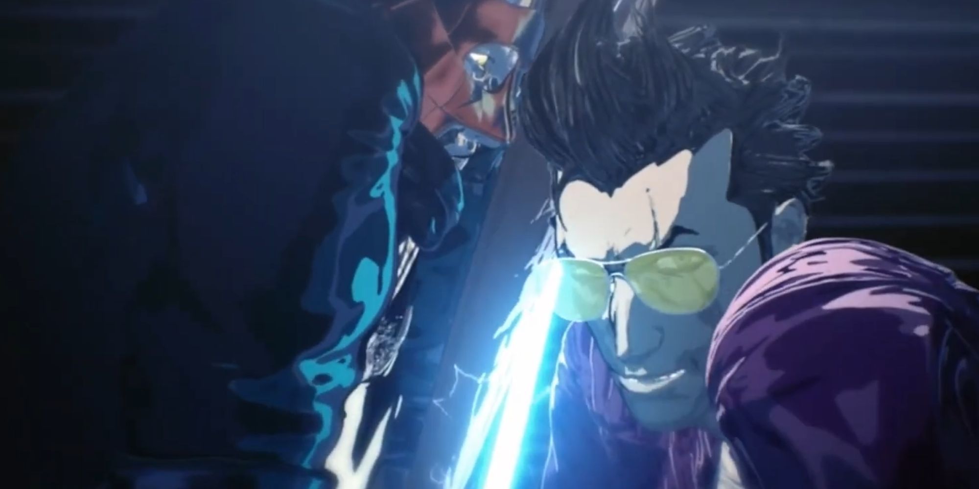 Travis clashes with Badman.