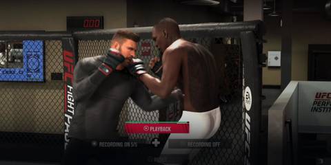UFC 5 taking a bodyshot