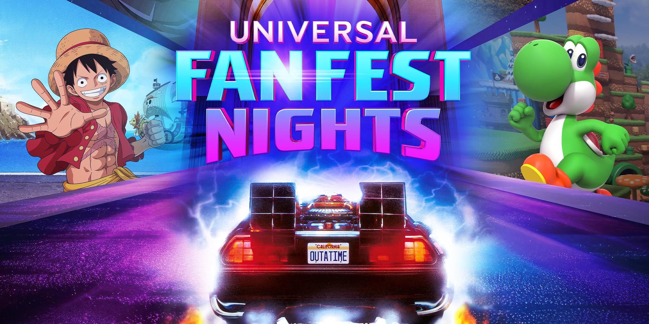 banner for universal studios fan fest nights