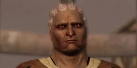 Sten in no armor in Dragon Age: Origins