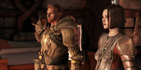 Alistair and the Warden in Dragon Age: Origins