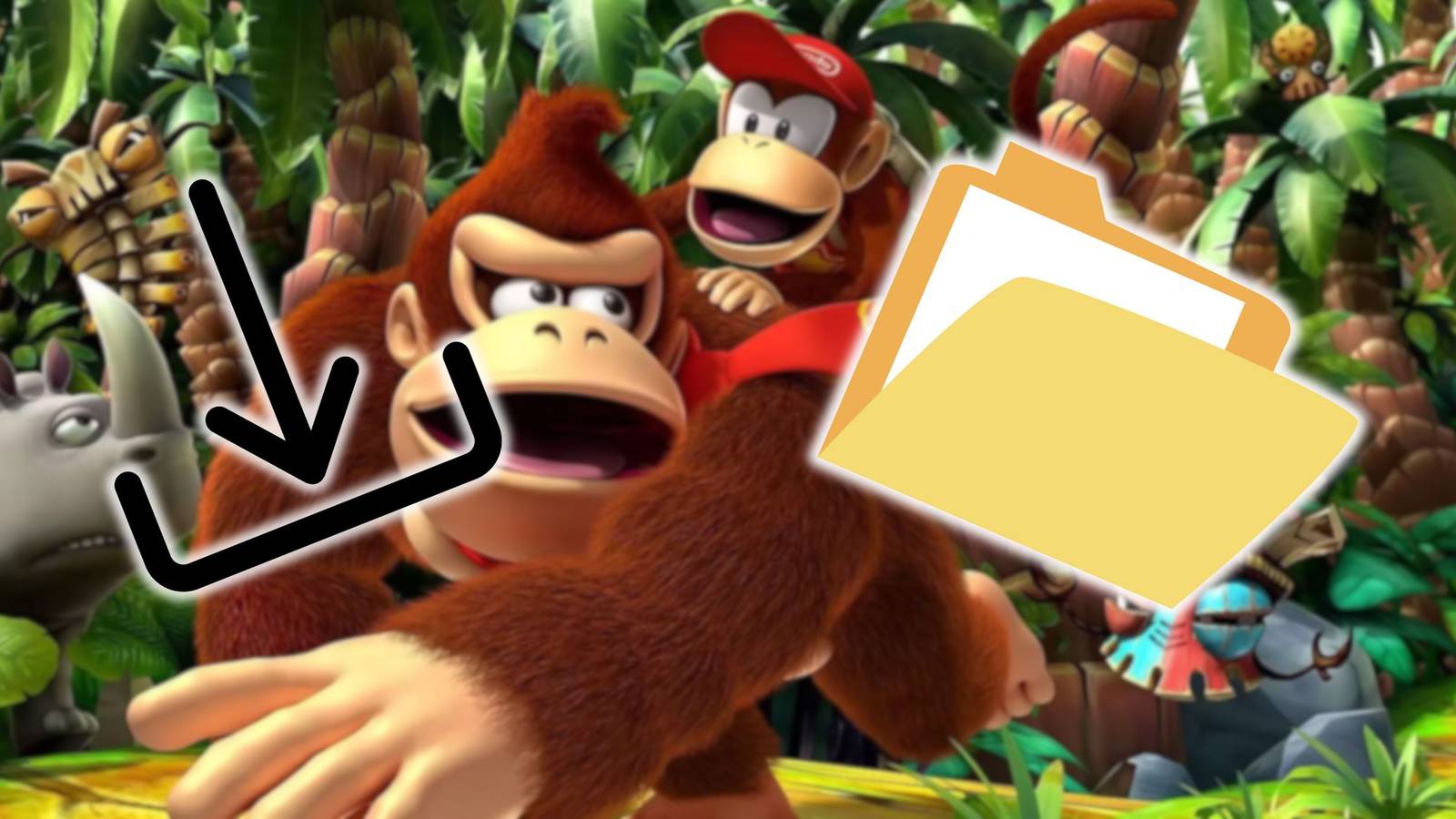 The file size for DK Country Returns HD