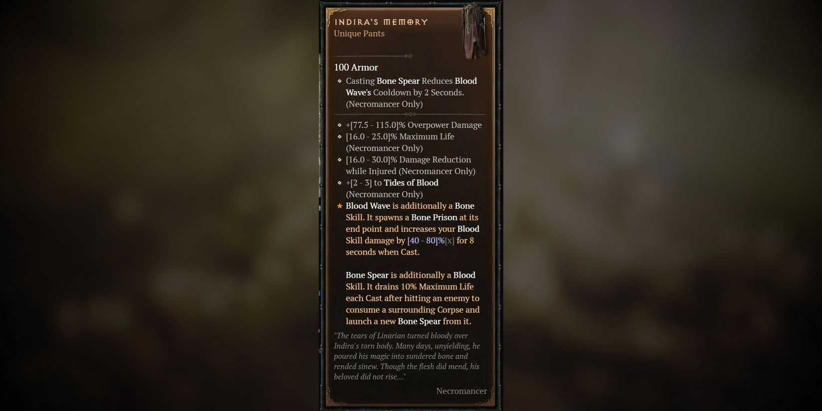 the detailed effects of Indira's Memory