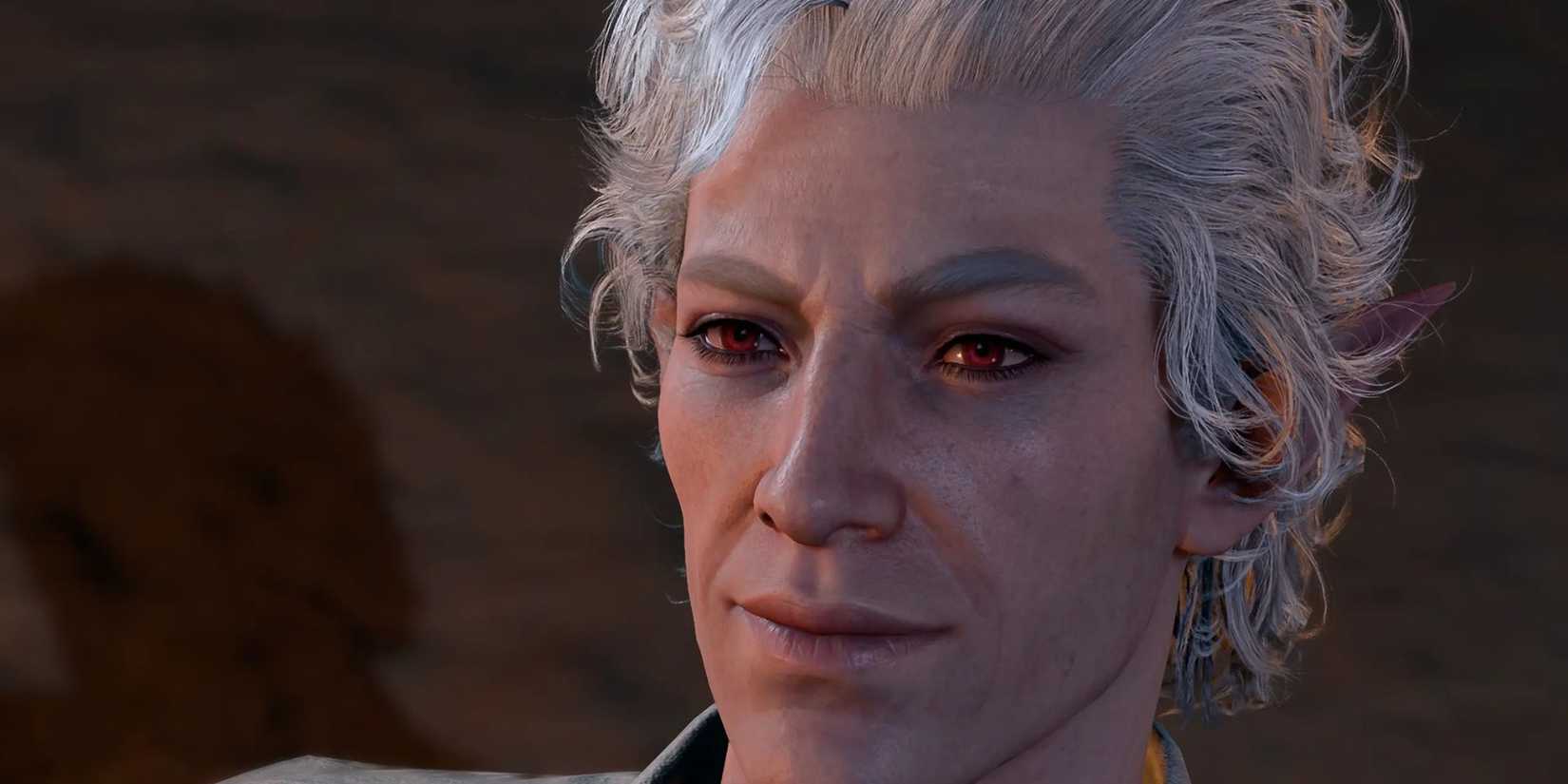 Astarion smiling in Baldur's Gate 3