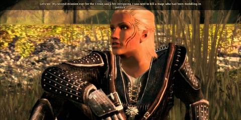Zevran telling stories in Dragon Age: Origins