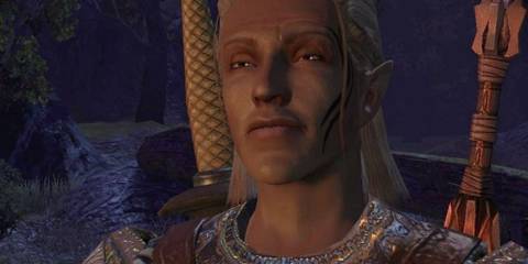 Zevran looking smug in Dragon Age: Origins