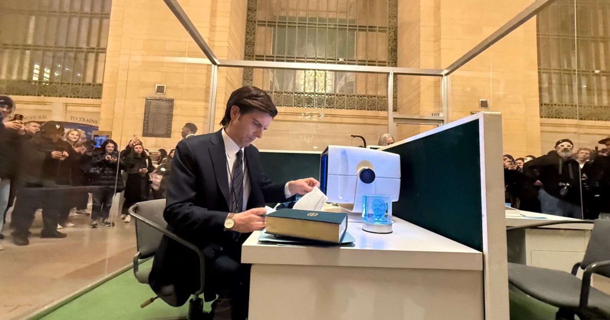 Severance pop up at Grand Central 