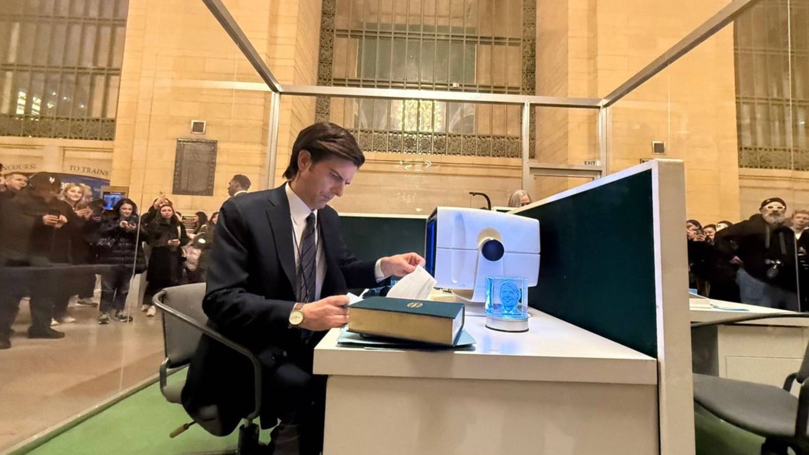 Severance pop up at Grand Central 