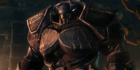 A Runic Golem in Dragon Age: Origins