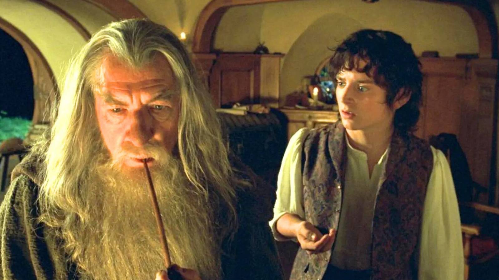 Gandalf and Frodo Lord of the Rings
