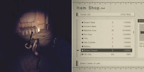 A2 Picking Up An Item & Selling At The Shop