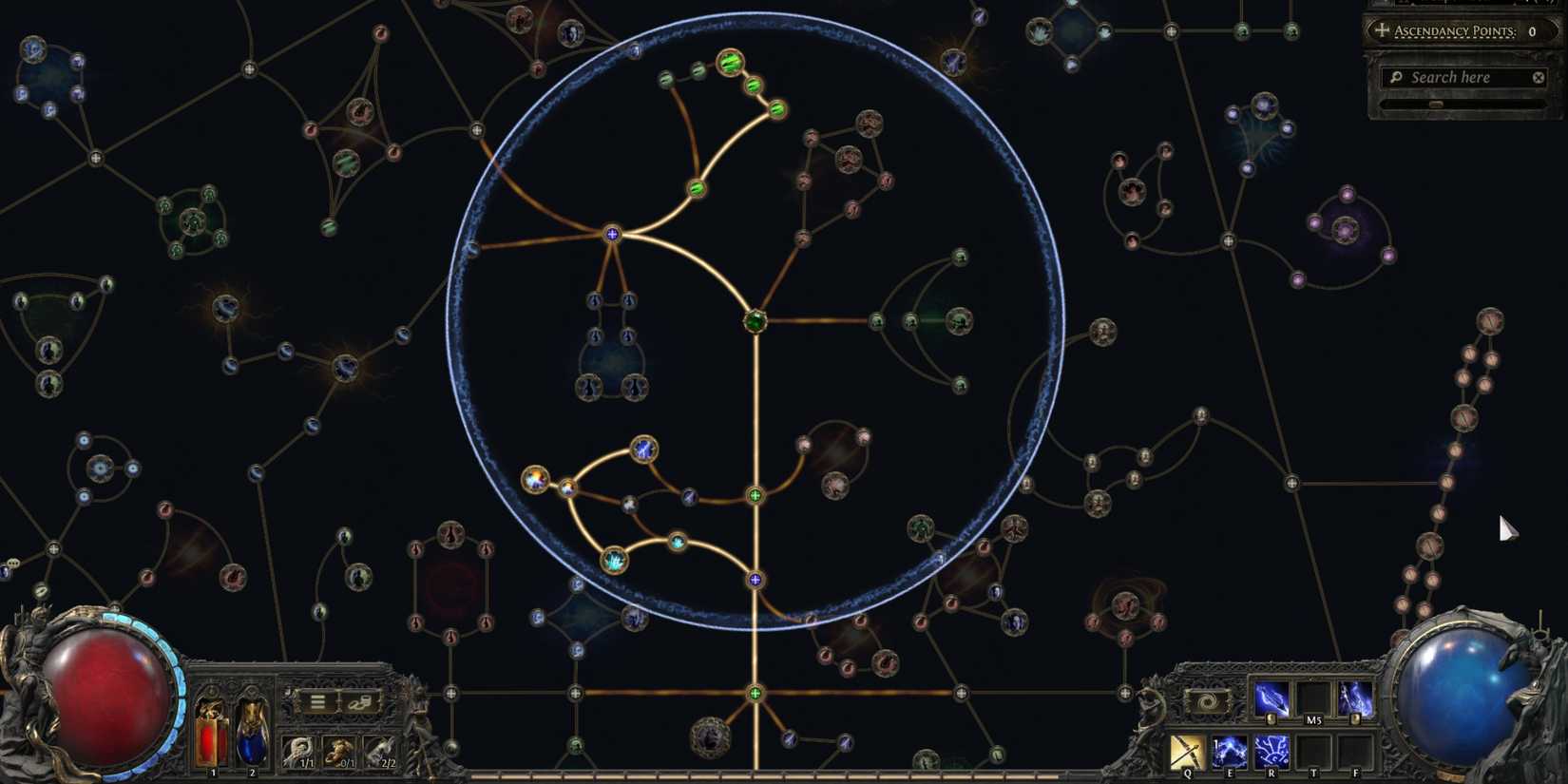 using a time-lost jewel in the passive skill tree in path of exile 2