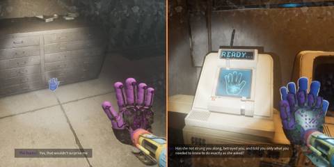 Using the Blue Hand to Stop the Freezing Gas in Morgue Place Poppy Playtime Chapter 4
