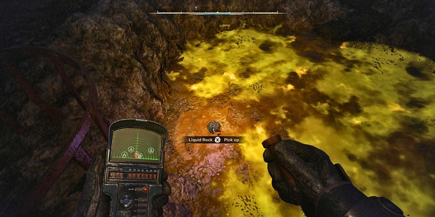 Using the Detector to Get Liquid Rock Artifact Stalker 2
