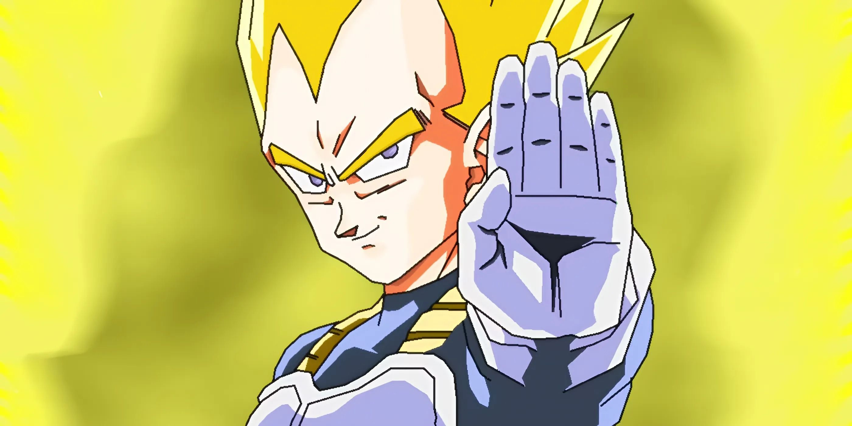 vegeta big bang attack preparation