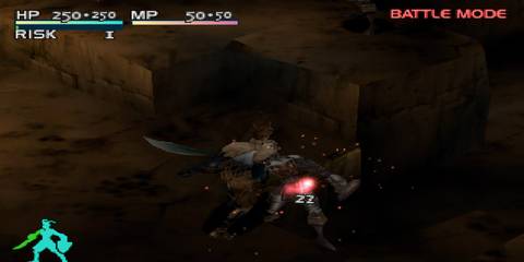 ashley fighting an enemy