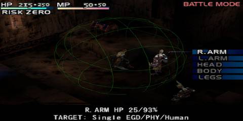 ashley targeting an enemy