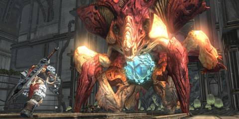 War fighting a Giant Boss.