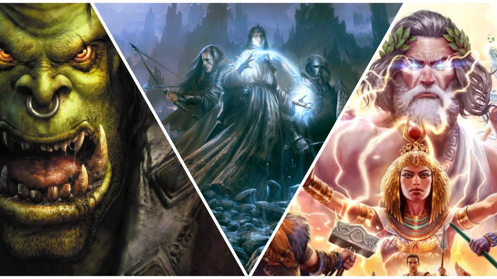 Warcraft 3 Cover Art, Spellforce 3 Cover Art, Age of Mythology Retold Cover Art