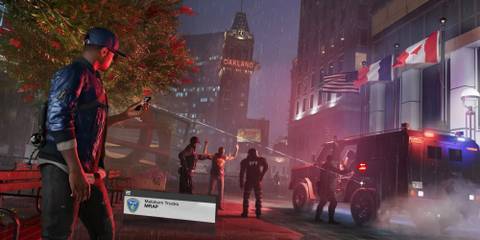 Watch Dogs 2 Hacking Police Vehicle