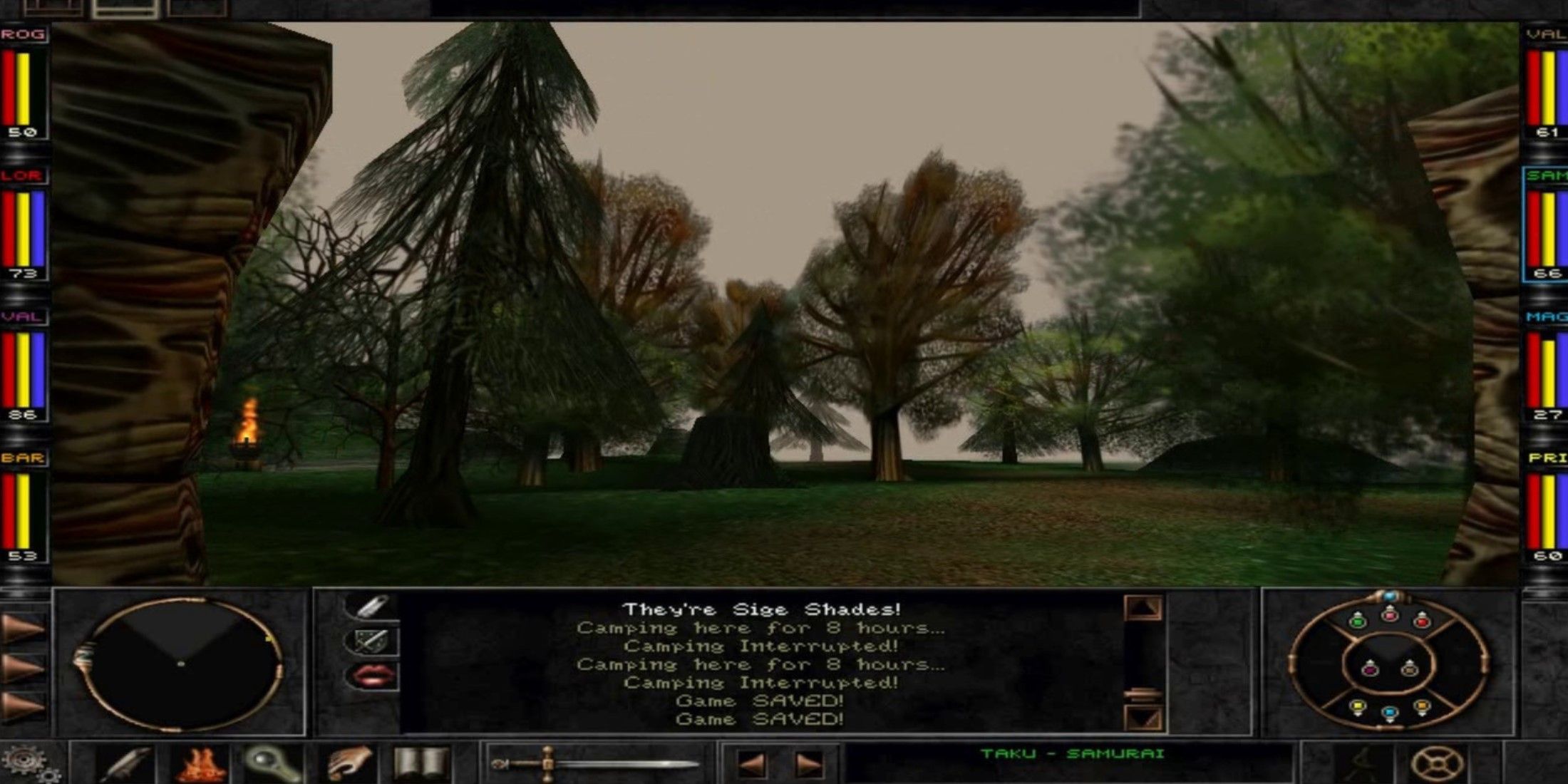 Wizardry 8 forest environment