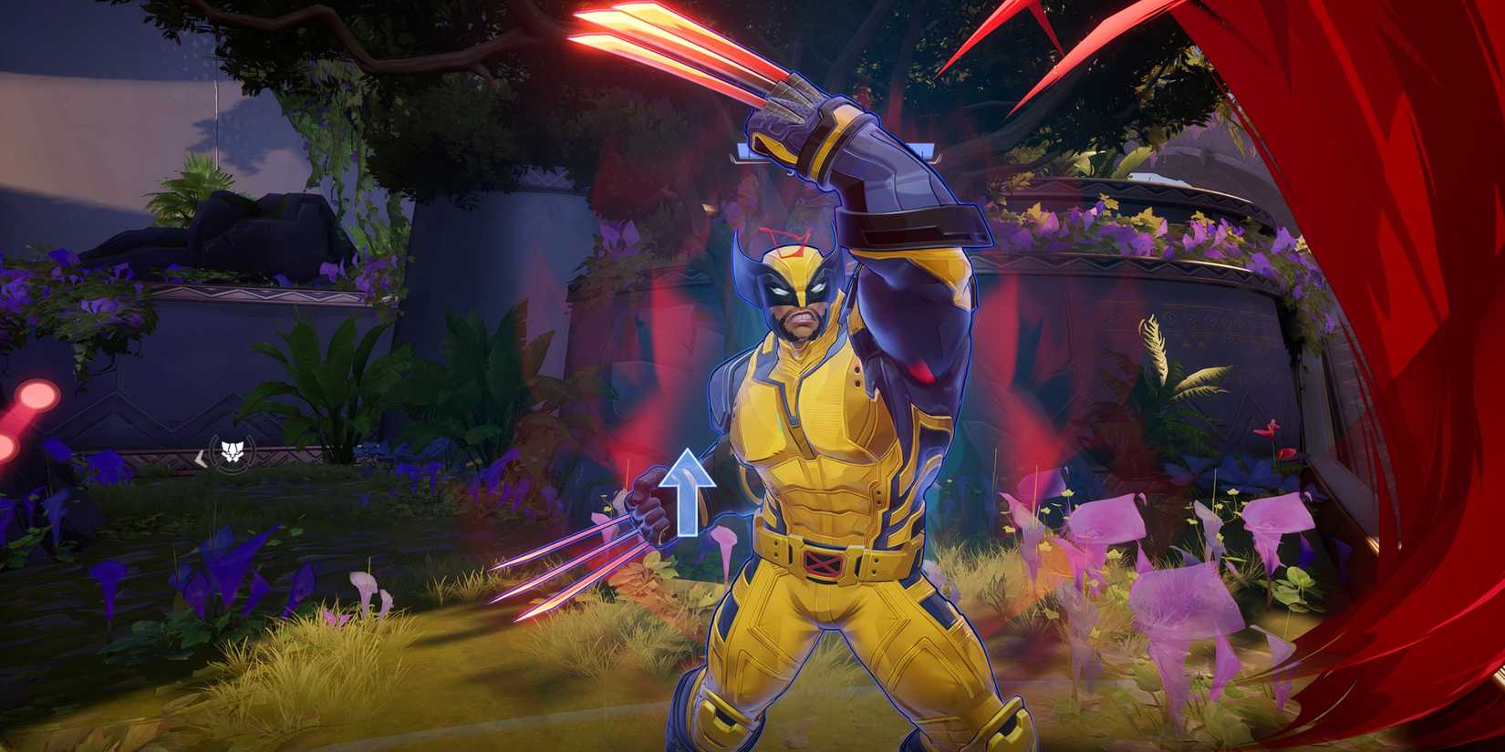 wolverine with his hot claws