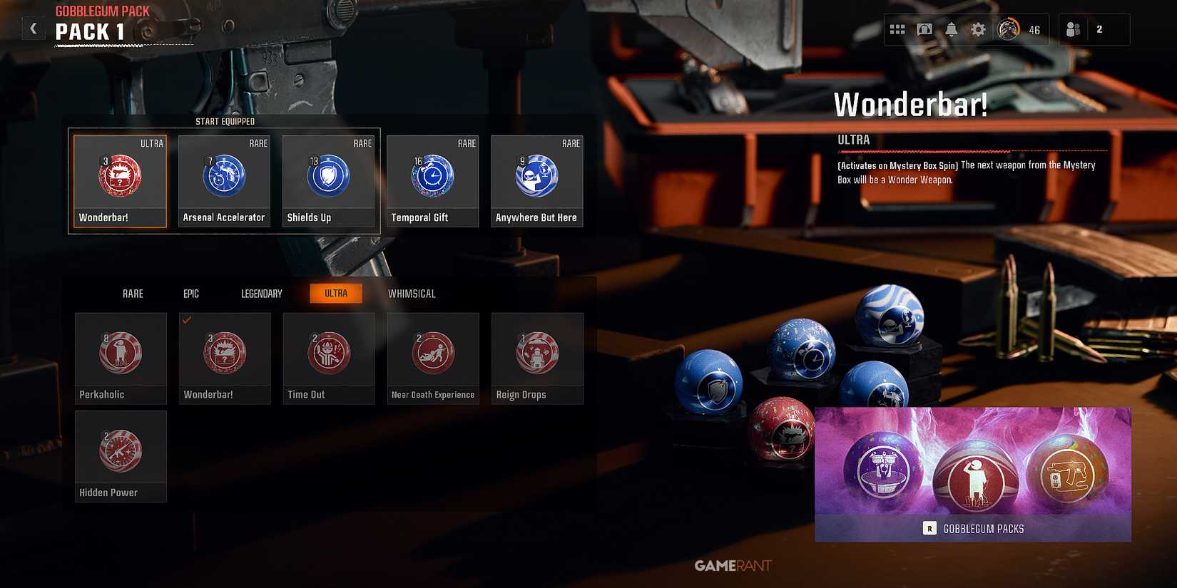 Wonderbar GobbleGum in Black Ops 6 Zombies 