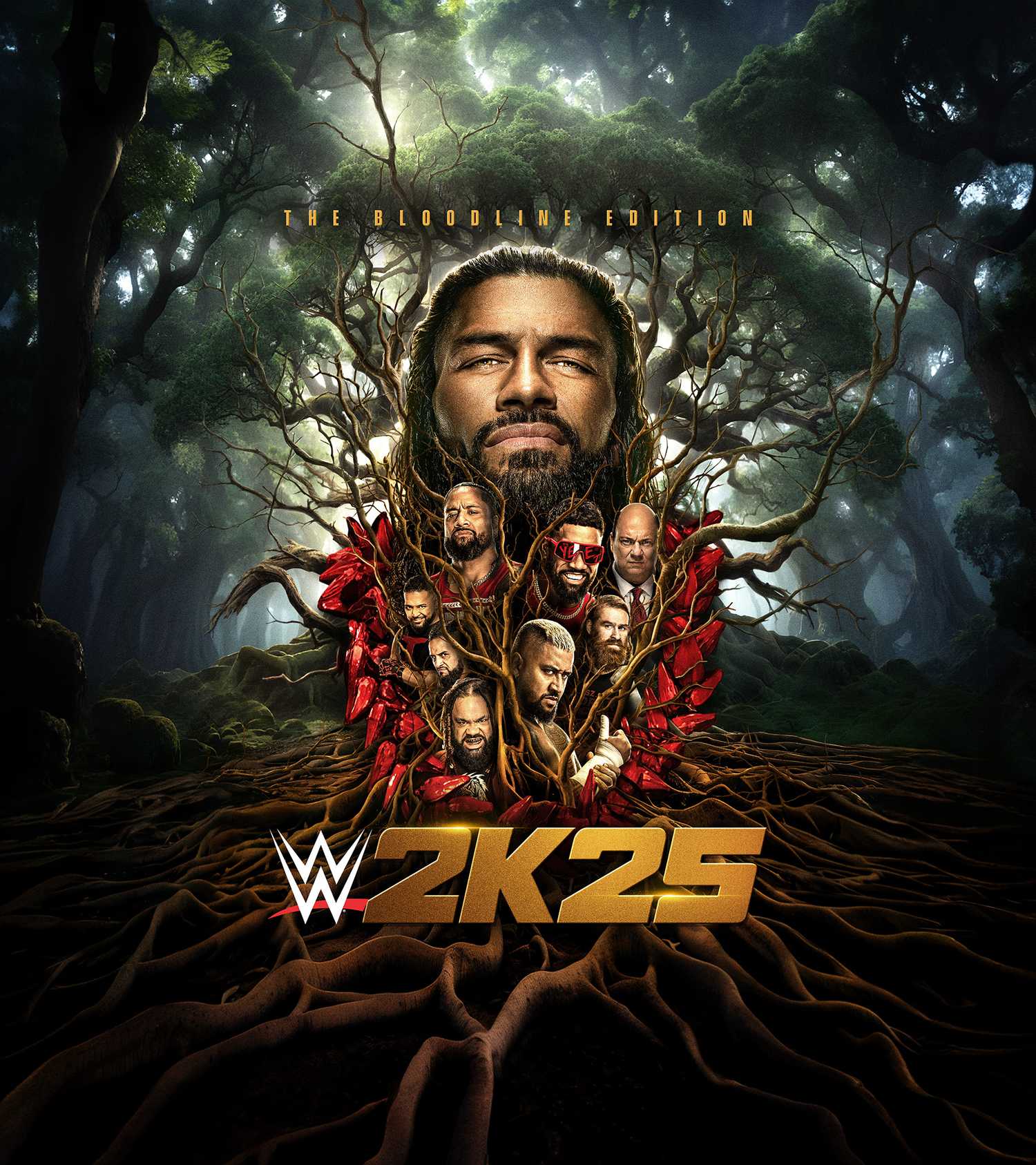 WWE 2K25 Bloodline Edition Key Art copy