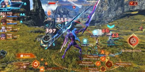 xenoblade chronicles 3 battle screen