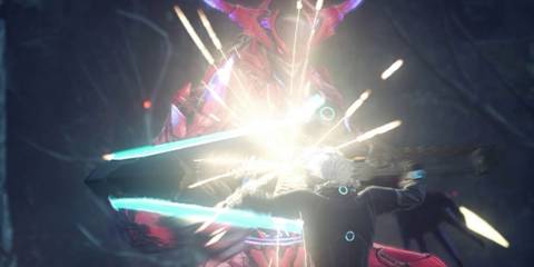 xenoblade chronicles 3 cutscene with boss