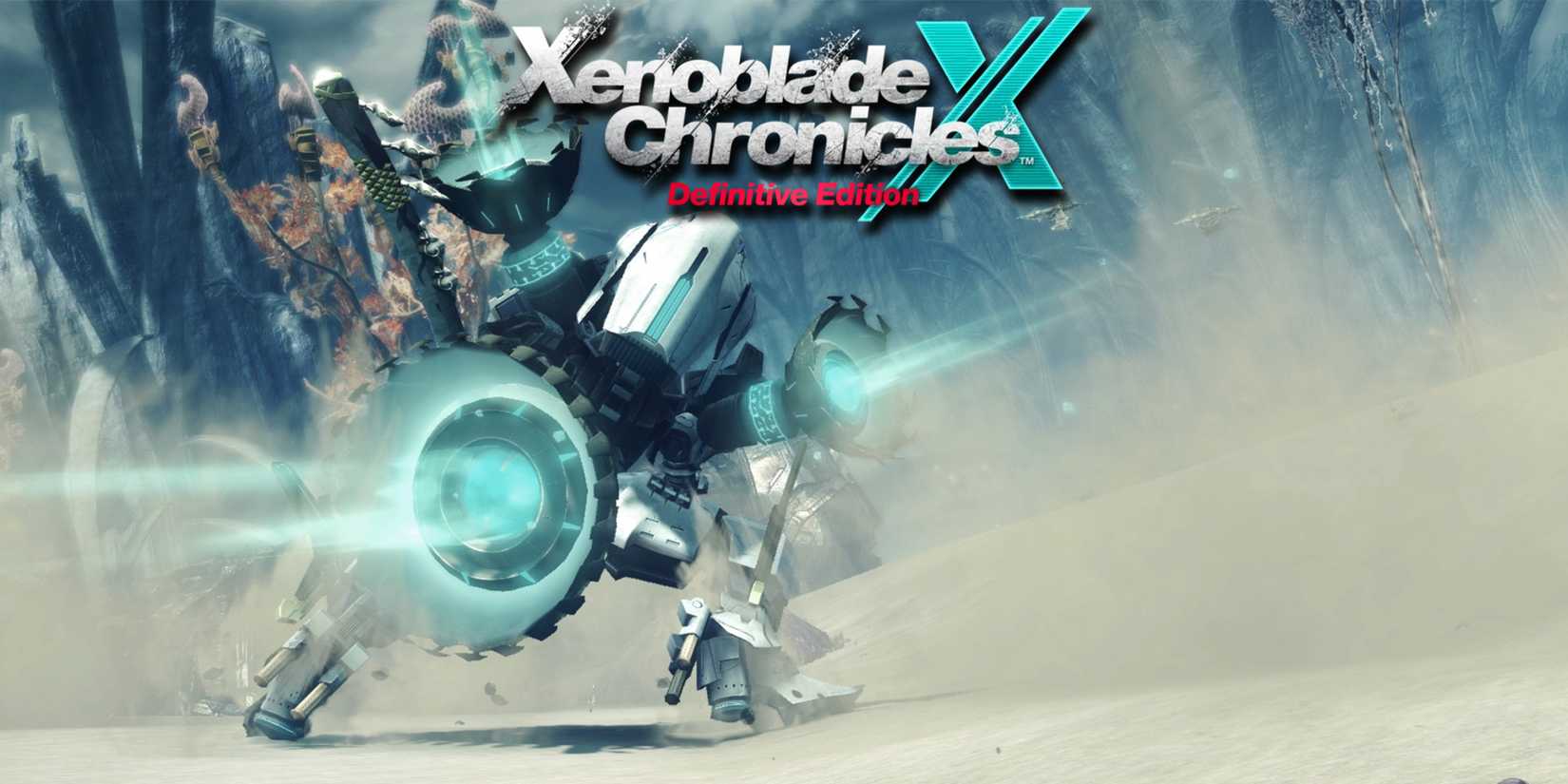 Xenoblade Chronicles X Definitive Edition Skell with game logo 2x1 composite