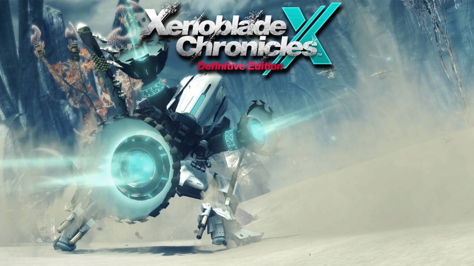 Xenoblade Chronicles X Definitive Edition Skell with game logo 2x1 composite