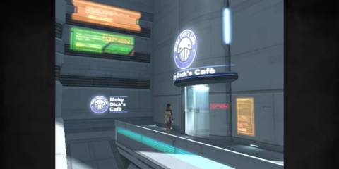 Xenosaga Episode 2 Jenseits von Gut und Bose Shion at Moby Dick's Cafe