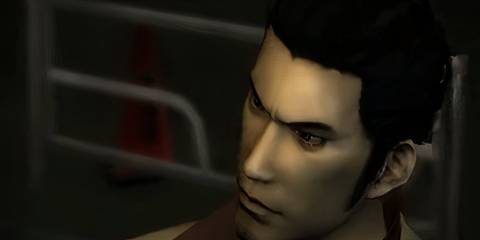 close up shot of kiryu