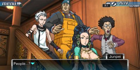 Zero Escape 999 Group Picture Santa, Seven, Lotus, 9th Man