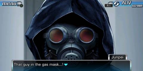 Zero Escape 999 Gas Mask Antagonist Villain