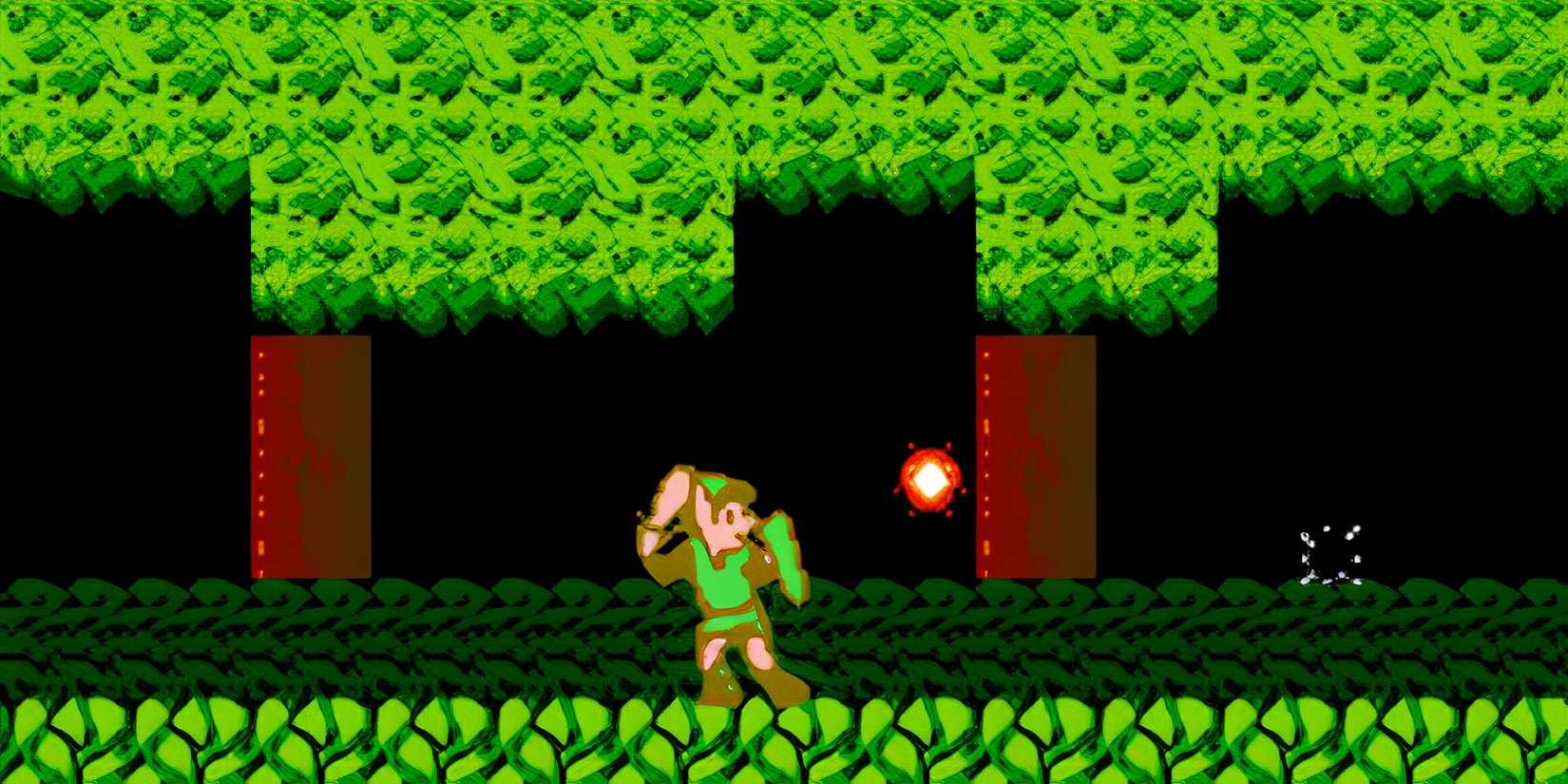Gameplay screenshot of Zelda 2: The Adventure Of Link