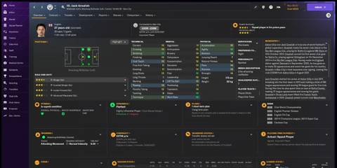 The Player Statistics Screen in Football Manager 2024