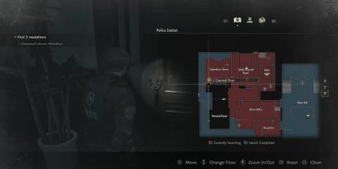 The Chained Door In The Operations Room On The Map 