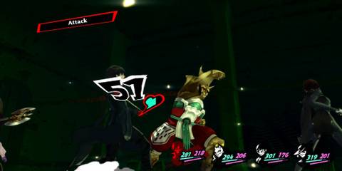 Shadow Naguri Attacking Joker 