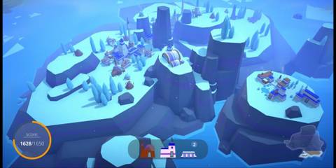 Ice Biome Islands in Islanders