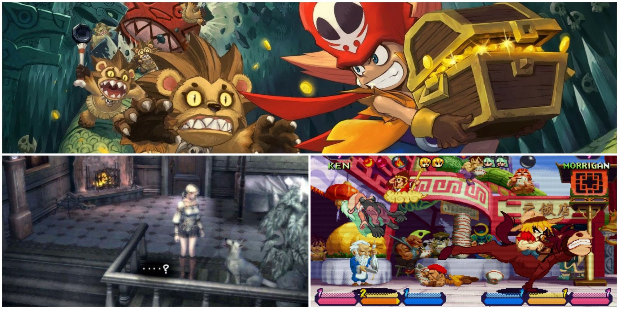 Capcom Games Without Sequels- Zack & Wiki Haunting Ground Super Gem Fighter Mini Mix