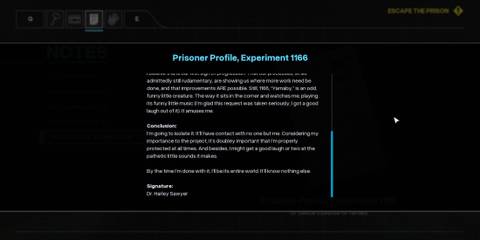 10. Prisoner Profile, Experiment 1166 (1)
