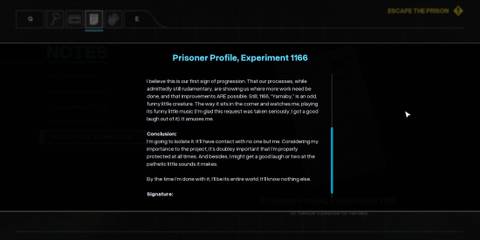 10. Prisoner Profile, Experiment 1166 (2)