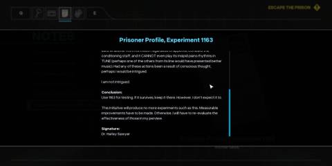 11. Prisoner Profile, Experiment 1163 (1)
