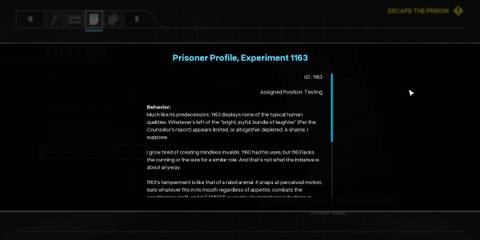 11. Prisoner Profile, Experiment 1163 (2)
